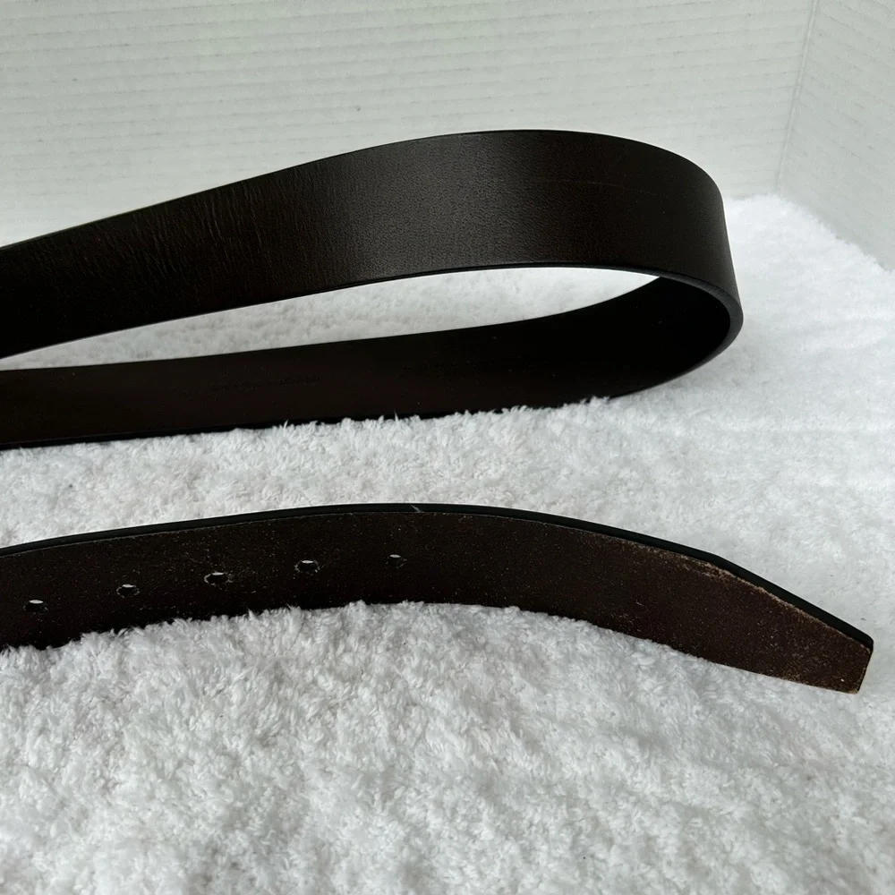 Johnston & Murphy Men's Brown Leather Belt Size 42